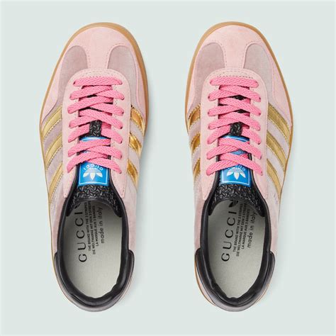 pink adidas gucci|pink gucci gazelle.